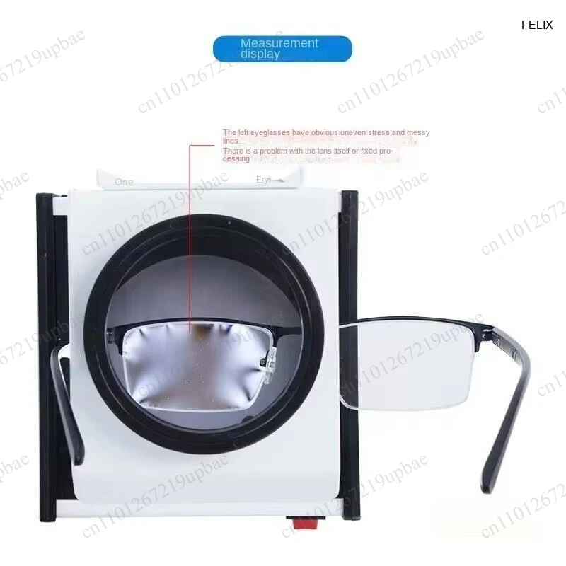 CP-29B Portable Lens Testing Machine, 110V/220V Multi-Focus Progressive Lens Tester Mark Reader, Eyewear Optometry Equipment