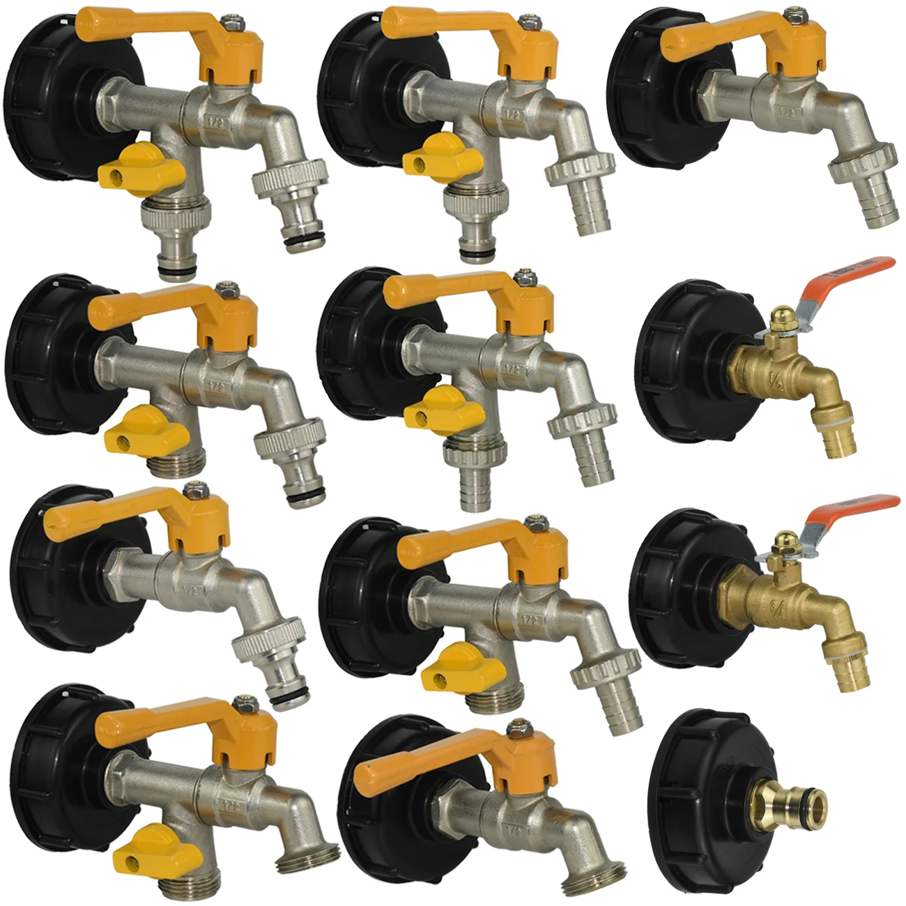 

S60 грубая резьба IBC Tank Tap коннектор 16 мм 1/2 ''3/4'' для воды, Соединительный адаптер для сада и дома, Замена клапана, кран