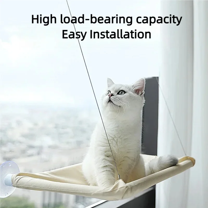 Pet Cat Hammock Window Hanging Bed, Aerial Kitten Nest Sunny Seat, Space Saving Cat Bed House, Pet Climbing Frame Accessories view 2