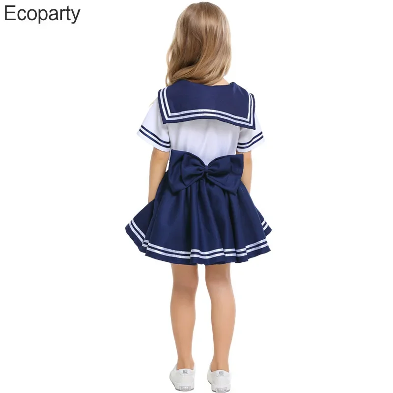 ECOPARTY Mädchen Japanische Anime Sailor Schuluniform Kostüm Cosplay Teen Mädchen Halloween Party Bühnenkostüme Dress20