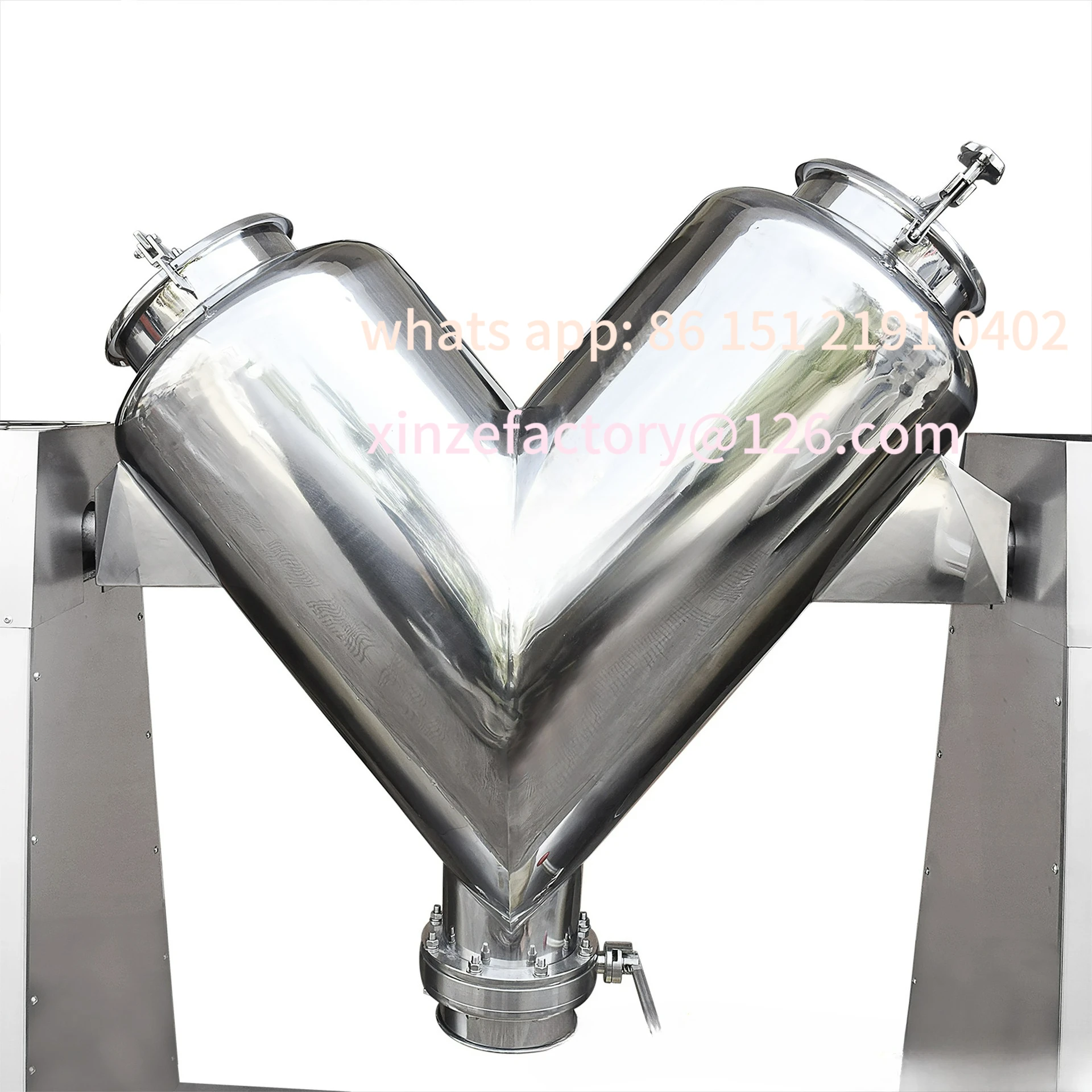 Customizable powder particle mixer, small batch laboratory mixing equipment with universal wheel