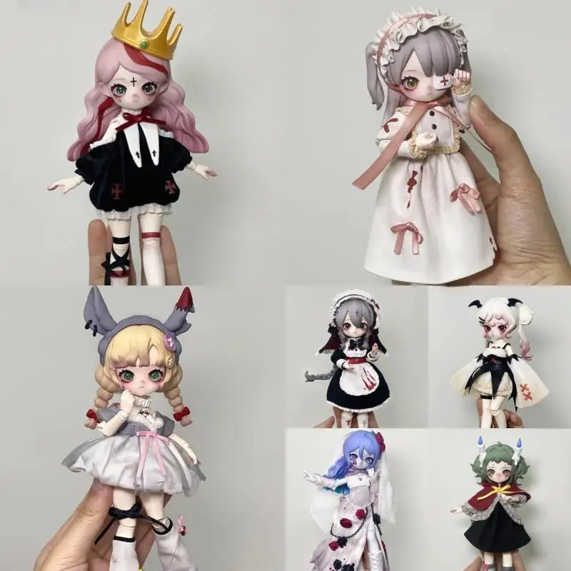 

Original Nyssa Eerie Nightmare Series 1/12 Bjd Blind Box Gothic Style Anime Figure Joints Can Be Moving Figures Collectible Toys
