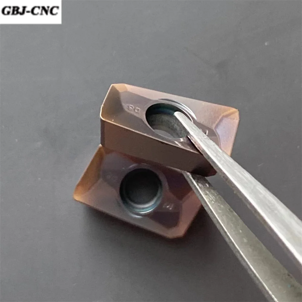 GBJ-CNC  APMT160408PDER GBJ202 Carbide Milling Insert CNC Indexable Toolholder Inserts Special for stainless steel APKT BAP300R