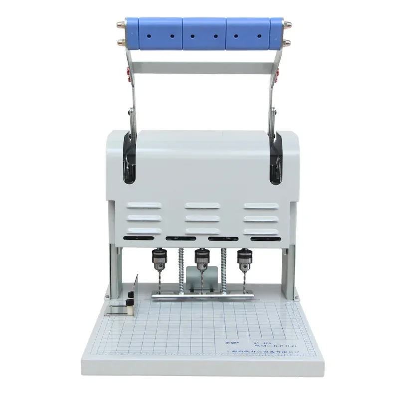 Personnel file binding machine, electric three-hole punch, file legal documents
