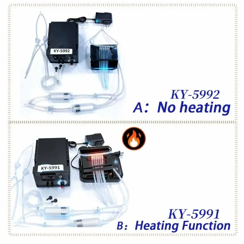 DTF UV Solvent Ink Printhead Cleaning Washer Kit Fit L800 L805 L1800 I3200 TX800 I1600 DX6 XP600 Printer Head Cleaner Machine