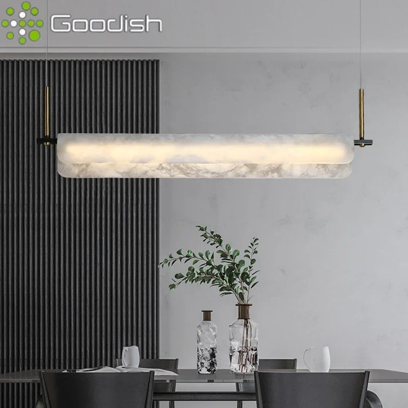 الرخام قلادة LED أضواء الحديثة الشمال مصباح معلق لتناول الطعام غرفة المعيشة غرفة نوم ديكور المنزل تعليق الثريا بريق