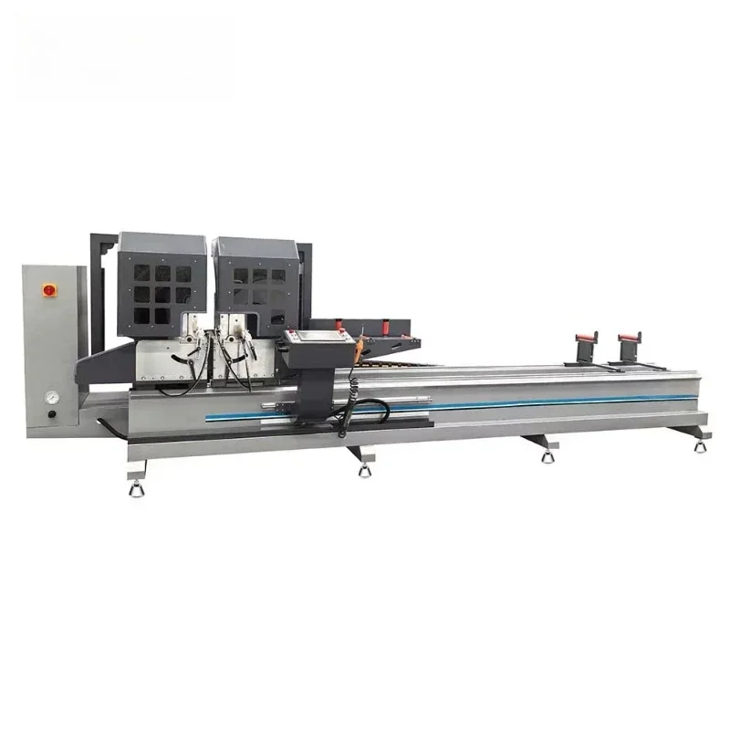 A complete set of aluminum window and door manufacturing machines