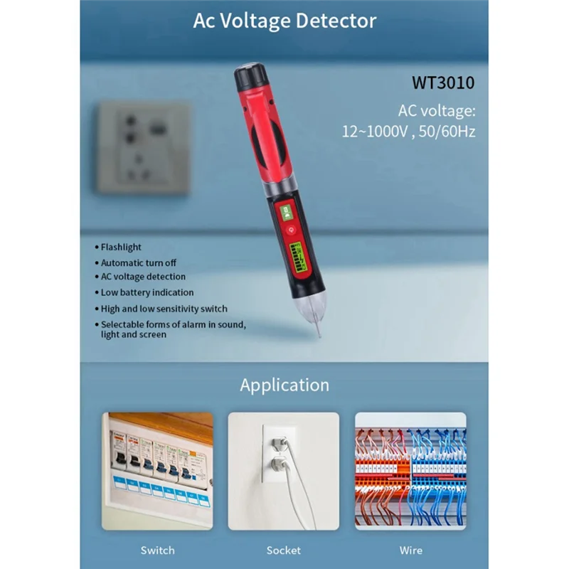 WT3010 Dual Range Smart Pen Non-Contact Breakpoint Measurement