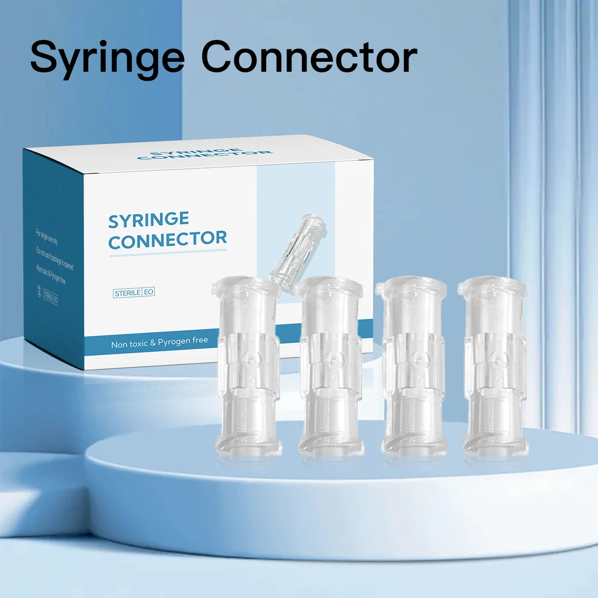 

Лидер продаж, разъем с замком Люэра, прочный стерильный полипропиленовый материал, прозрачный двухсторонний для смешивания деталей жидкостей