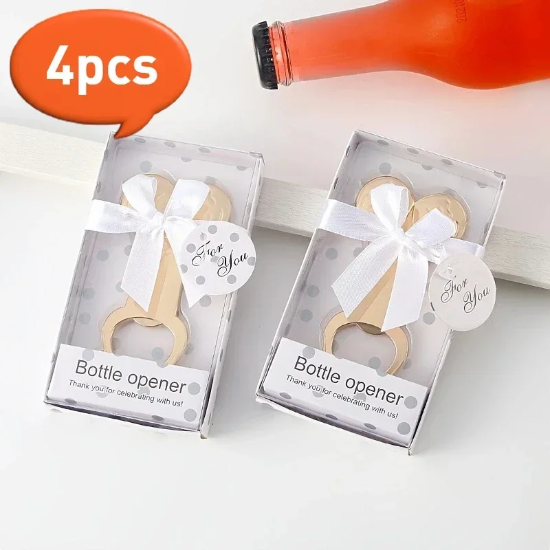 4pcs  Alloy Funny Beer Opener Women Bachelor Party Surprised Gifts Man Cave Beer Bottle Openers  Bar Anniversary Celebration