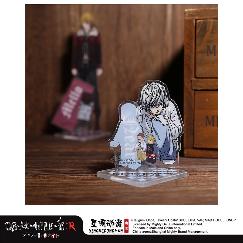 Animation Figures Anime Death Note Nate River Mello Cartoon Acrylic Stand Figure Students Desk Decoration Item Toys Kids Gifts