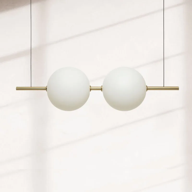 

Restaurant Pendant Light Simple Modern Creative Light Luxury Magic Bean Round Bar Counter Dining Table Hanging Lamp Chandelier