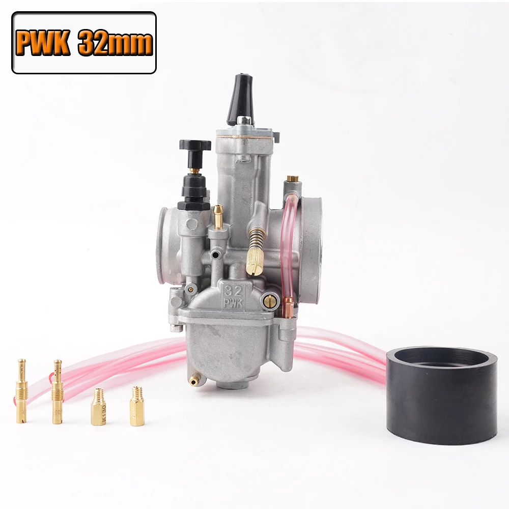 PWK universele carburateur, 21 24 26 28 30 32 34 mm PWK motorfiets carburateur vermogen injectie, voor racen Mikuni Koso ATV Yamaha