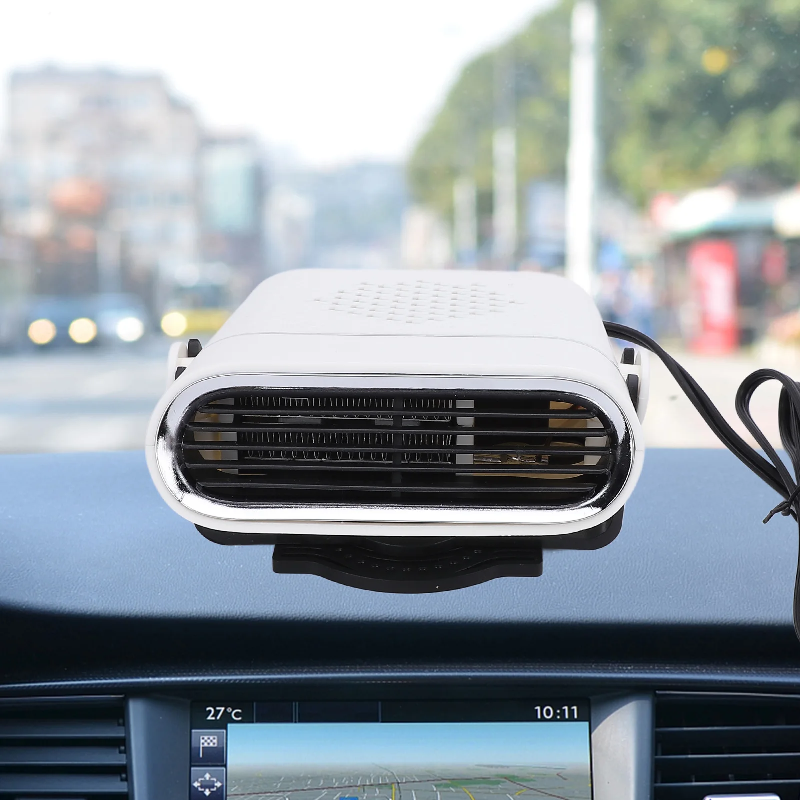 

24 В портативный автомобильный обогреватель высокой мощности портативный многофункциональный обогреватель для защиты лобового стекла автомобиля белый