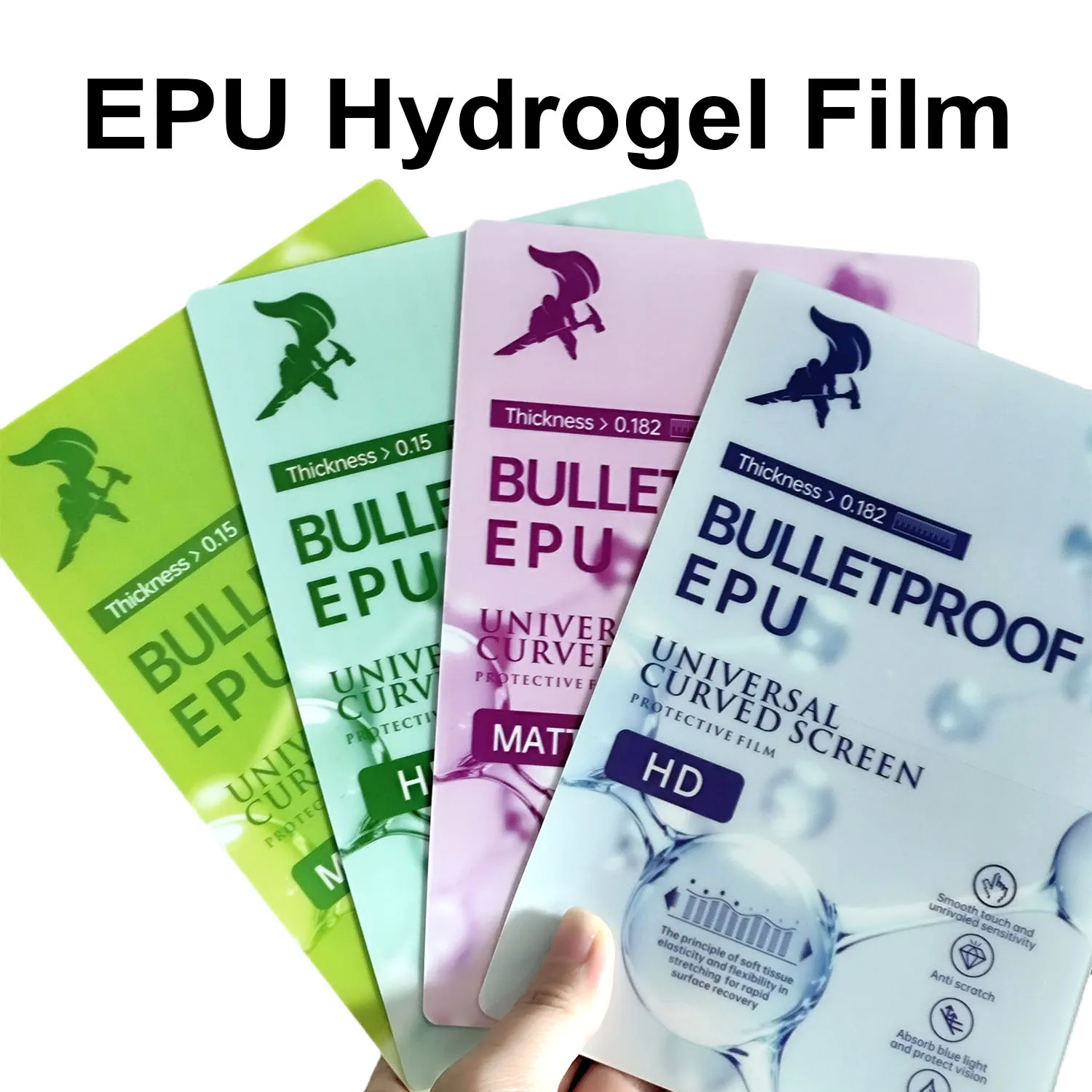 50pcs HD Matte EPU Flexible Hydrogel Film For Cutting Machine Universal Screen Protector For All Mobile Phone Clear Protective