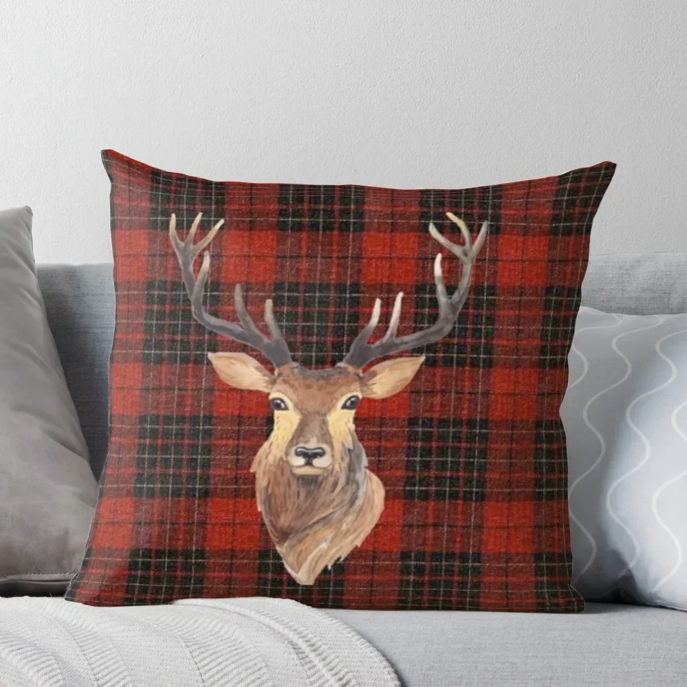 Stunning wildlife highland Stag face Throw Pillow Sofa Cover luxury throw pillow covers Pillow