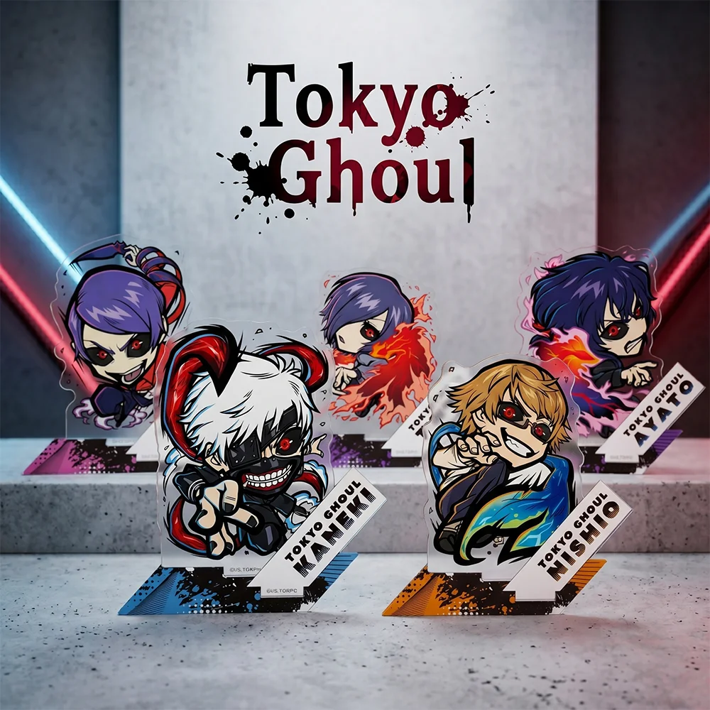 Tokyo Ghoul Manga Style 10CM Acrylic Stand keychain Anime Stand Shiki Renji Arima Kishou Office Room Decor Cosplay Collectible