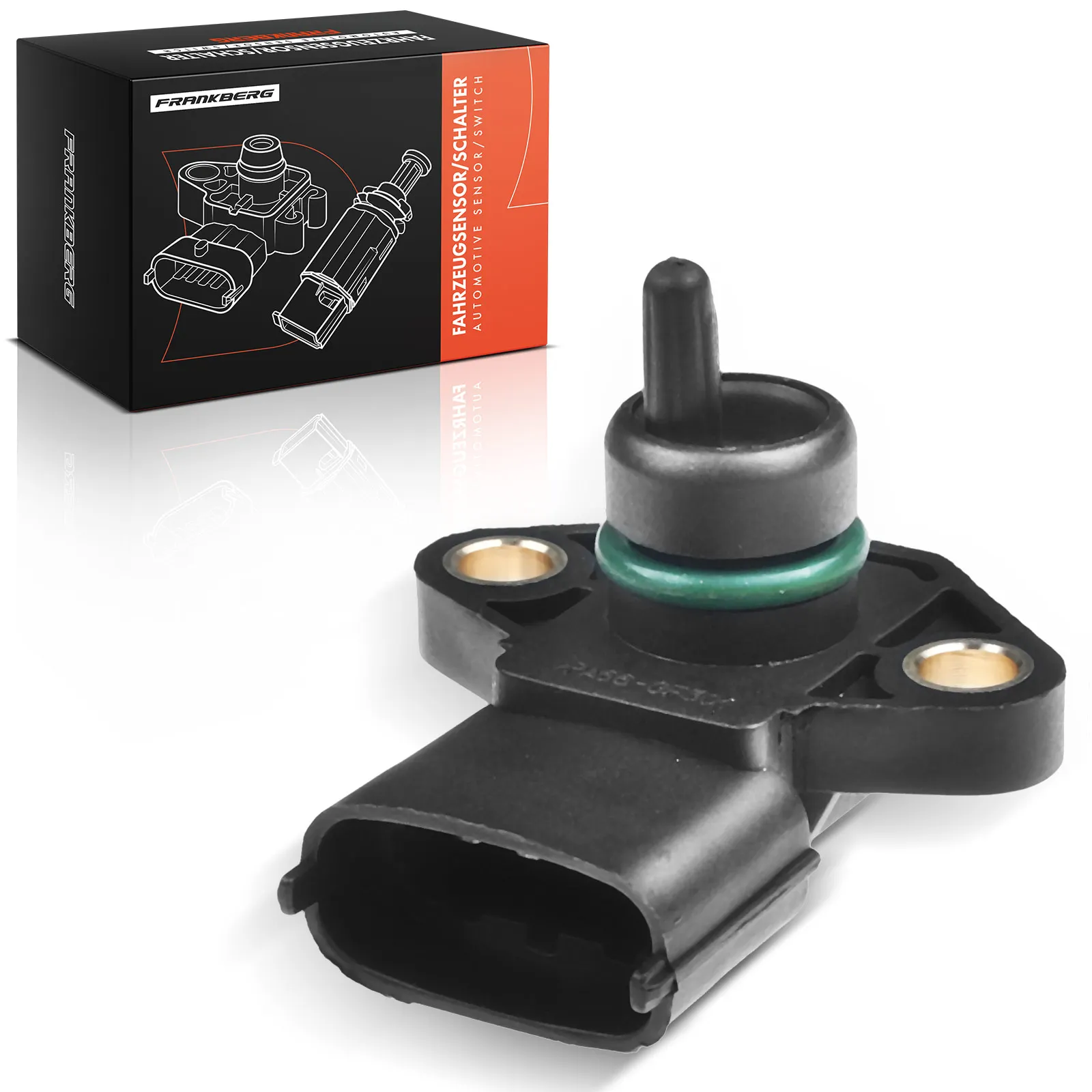 Frankberg 1x Sensor Inlaatbuisdruk voor Hyundai H-1 Santa Fé II Tucson i20 i30 i40 KIA Cee'D AS451 393002 G000 3930084400