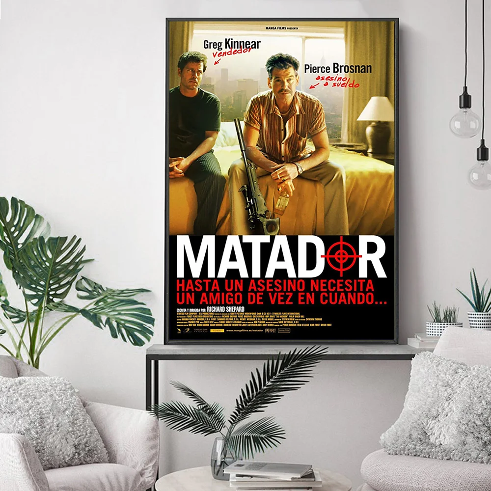 The Matador Black Comedy Crime Film Art Print Poster Wall Stickers Modern Movie Canvas Painting Decor