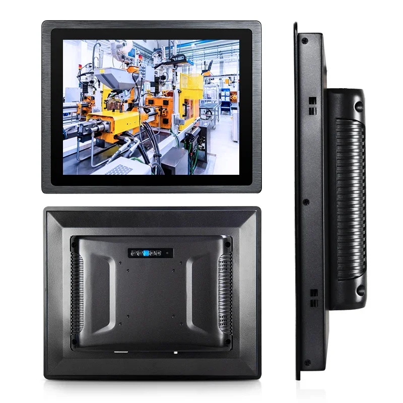 

24V Dc 12 Inch 2000 Nits Capacitive Touch Screen Industrial Lcd Display Ip65 Wall Mount Capacitive Industrial Touch