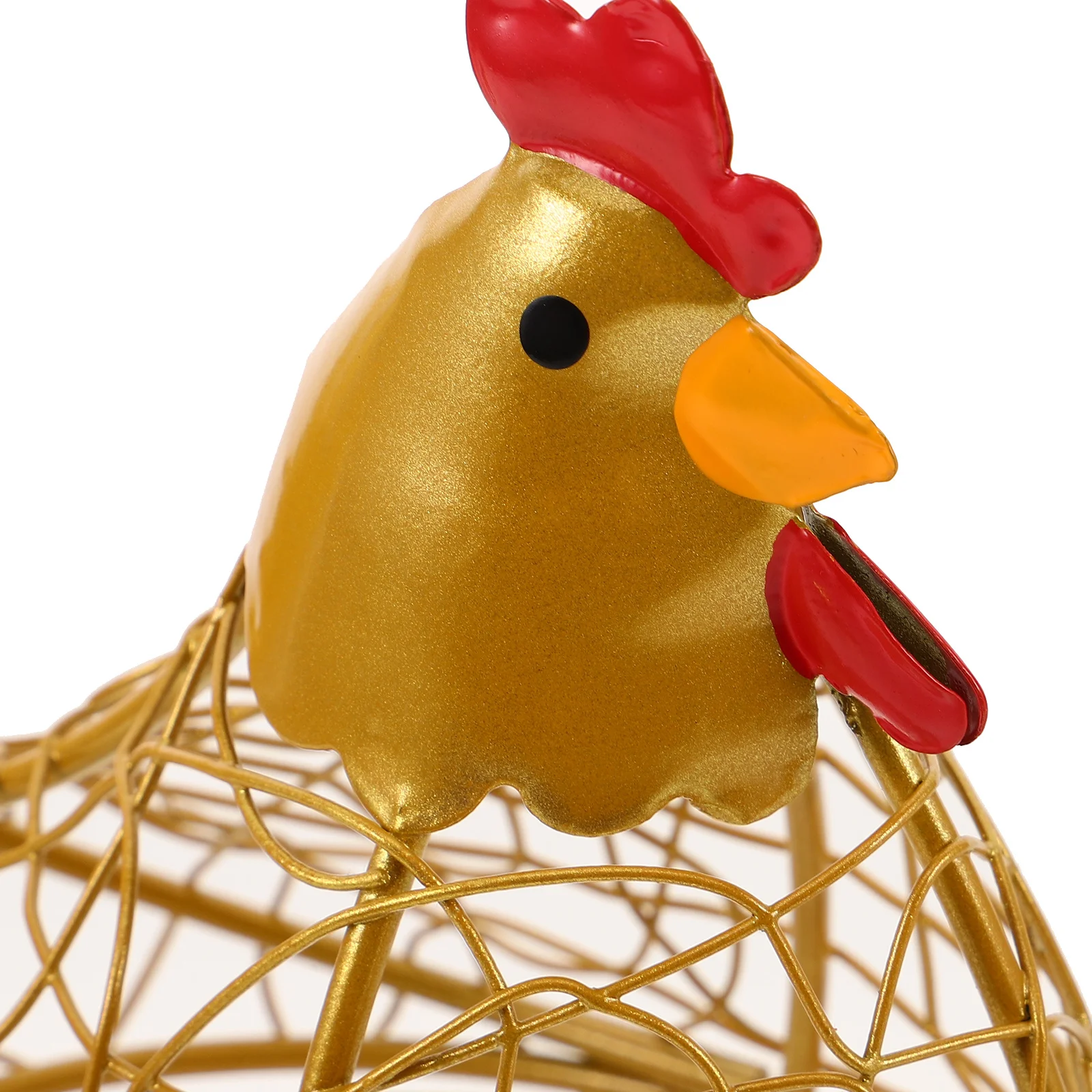 سلة بيض المطبخ حامل تخزين شبكي سلكي ذهبي لمنظم البيض الطازج والخضروات والفواكه كونترتوب حديد معدني