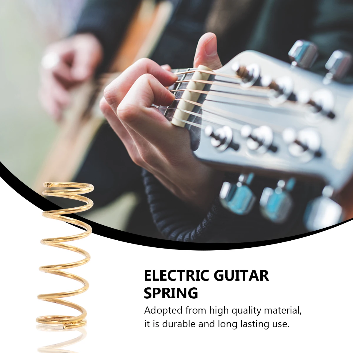 

17 Pcs Guitar Spring Springs Sprung Electric Bass Tension Pickup Adjust Height Straight Body