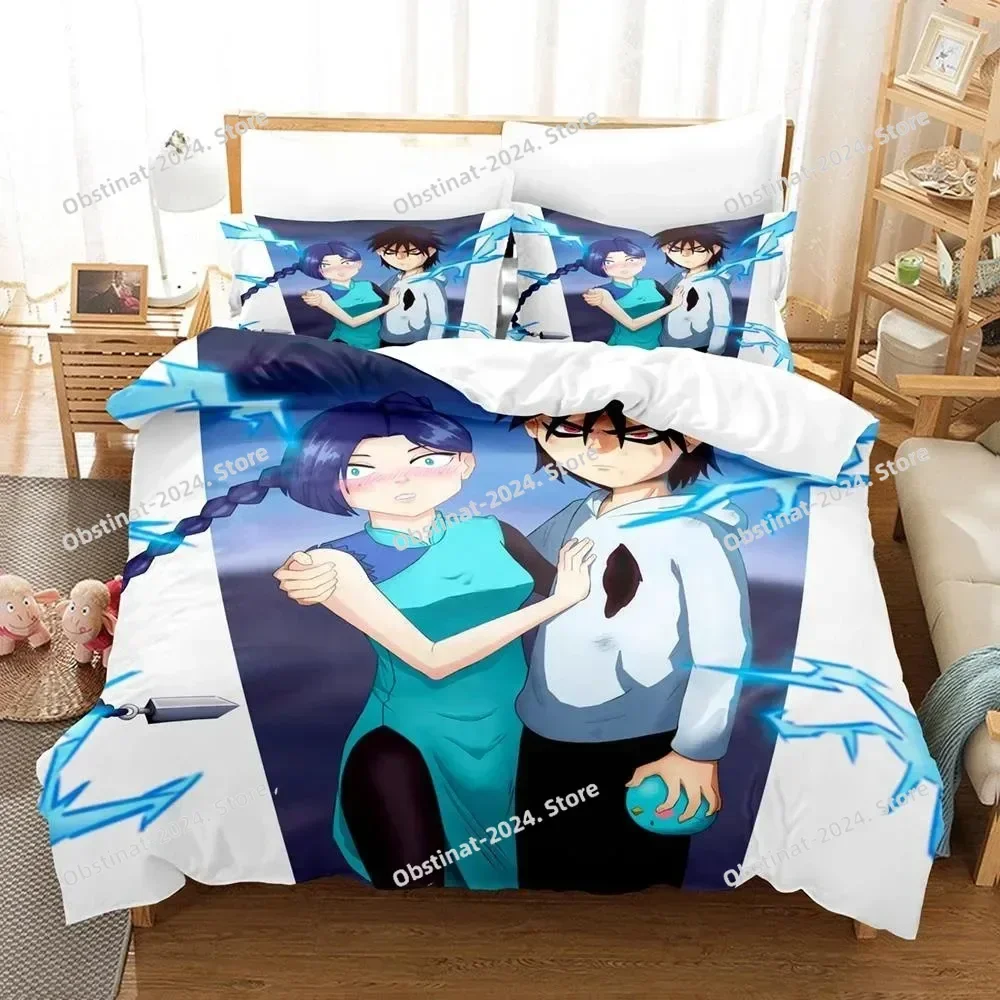 

3D Anime Scissor Seve Bedding Set Duvet Cover Full Queen King Size Pillowcase Bed Printed Bed Set Aldult Kid Bedroom Single Twin