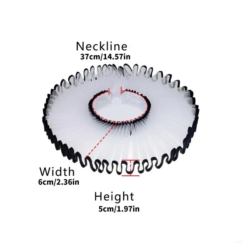 2025 Новый ошейник с воротником Ruff Ruffle