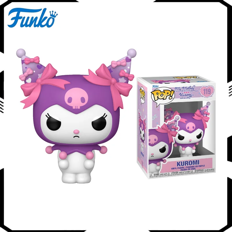 

Funko POP оригинальная коллекционная фигурка Sanrio Kuromi My Melody and Pippo, ограниченная серия, модная игрушка, украшение, кукла, идеальный подарок