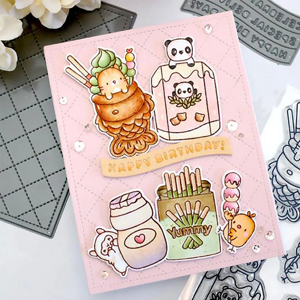 Sweetie Bag Cutting Dies Flourish Frame Metal Die Cuts For DIY Scrapbooking Album Card Making Decoration Paper Craft Knife Mold
