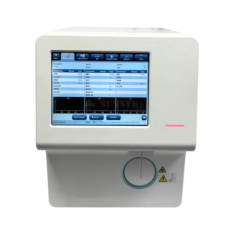 BC-10 Mindray Auto Hem-atology Analyzer Teste de máquina CBC de 3 partes