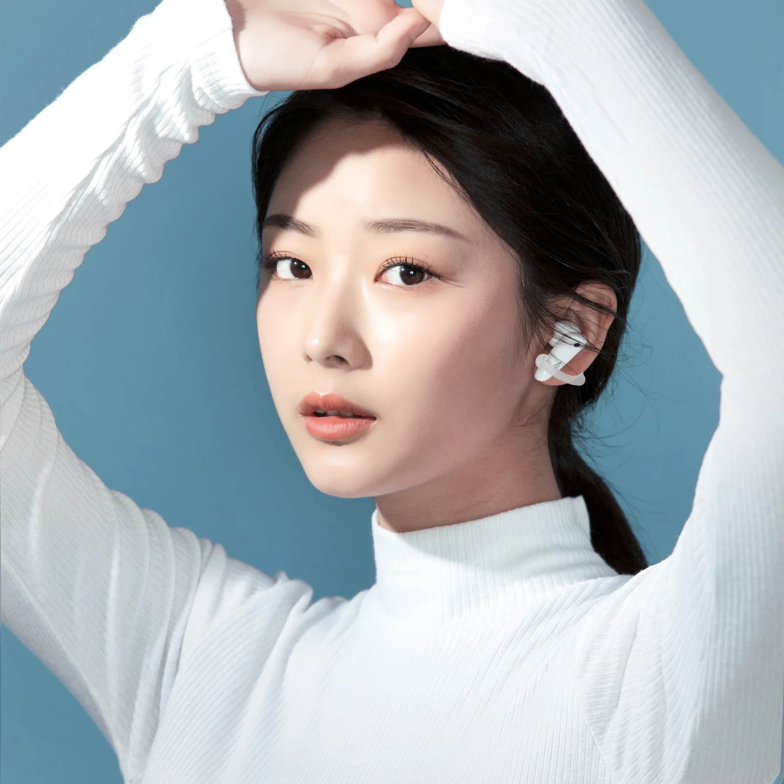 

2Pcs Anti-Lost Earphone Clip Hook Adjustable Earbud Holder for 1 2 Wireless Headphones Anti-Slip Protective Earhook