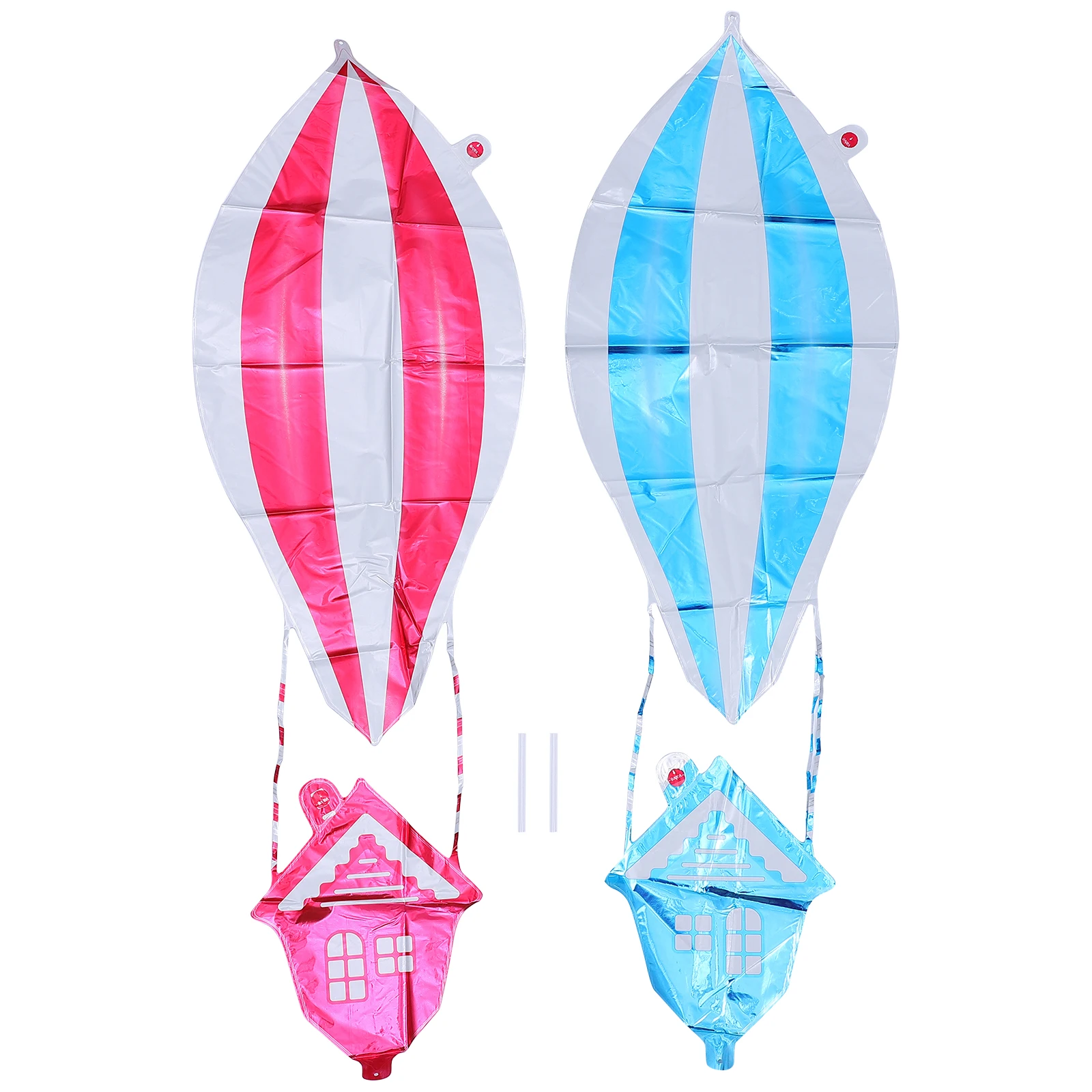 

2 pcs Hot Air Balloon Aluminum Foil Party Balloons Child Birthday Theme Anniversary Celebration Photo Props Decorative