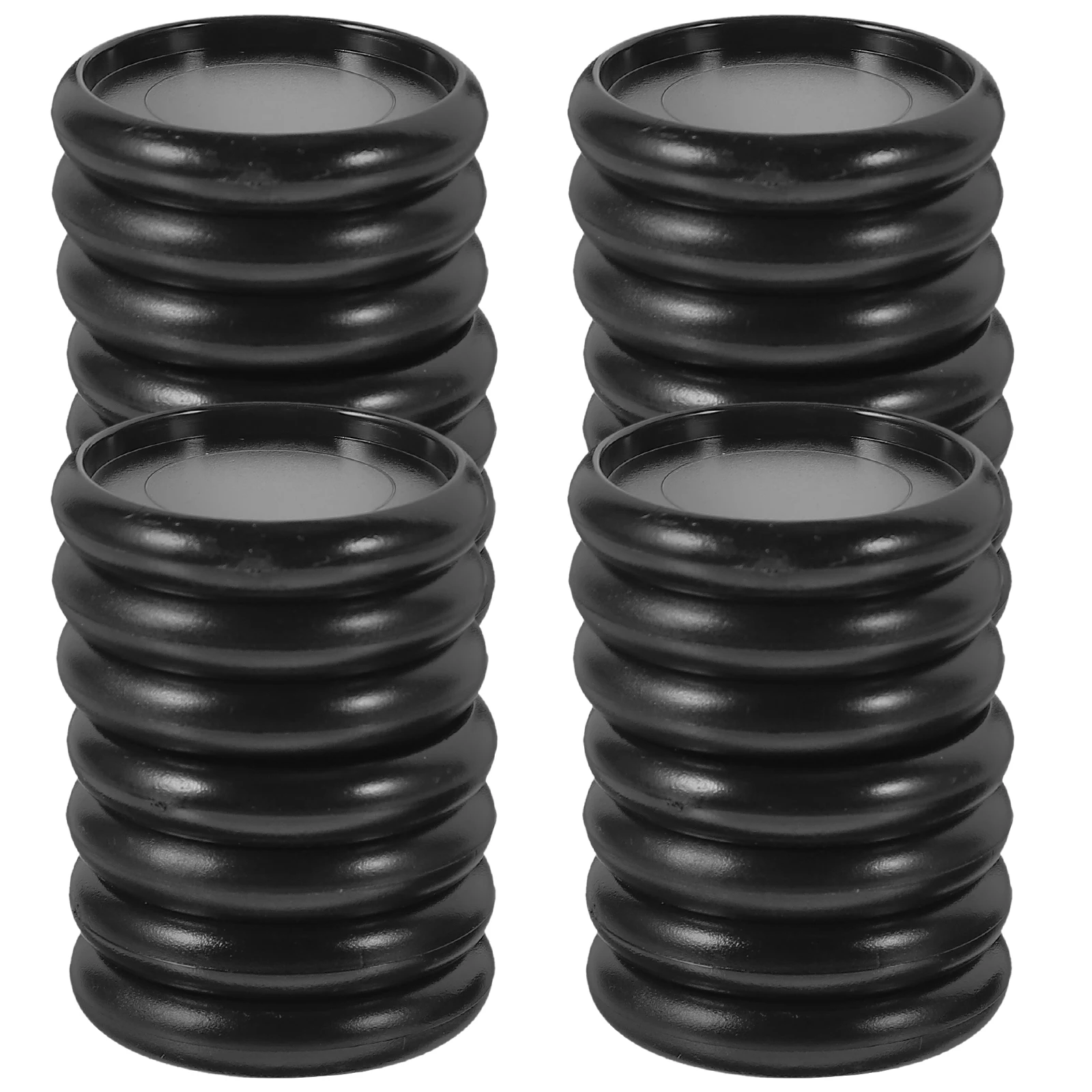 

44 Pcs Scrapbooking Disc Binding Buckle Discs Ring Bound Circa Binders Clear Discbound Black Planner Rings Office
