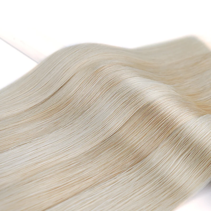 Natural Deep Black Brown Color Cabelo Loiro Vietnamita Blonde Color Hair Bulk 613 Human Hair Bundles Hair Extensions