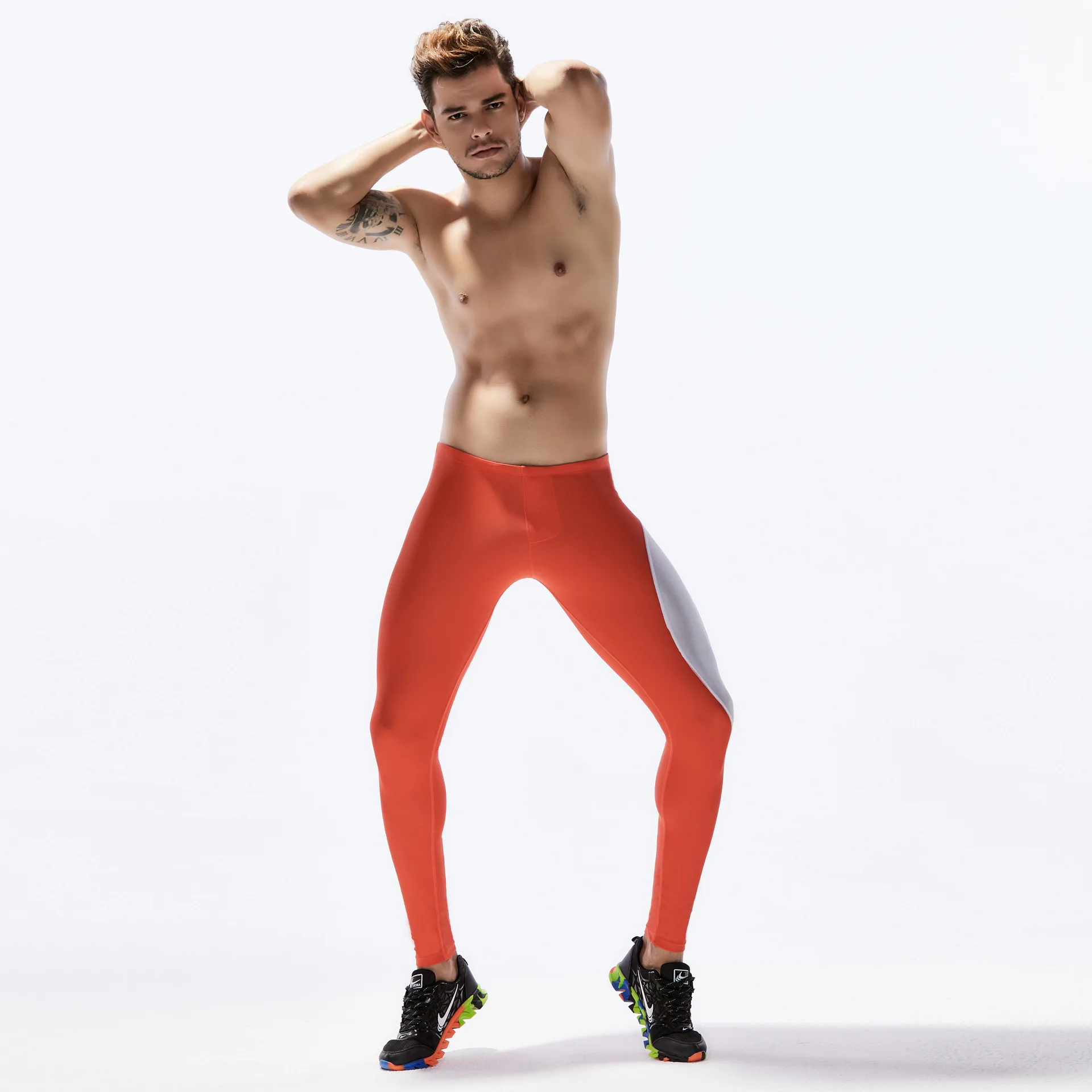 Nuovi collant da corsa da uomo Compression Fitness Training Gym Legging sport Jogging pantaloni sportivi lunghi da Yoga