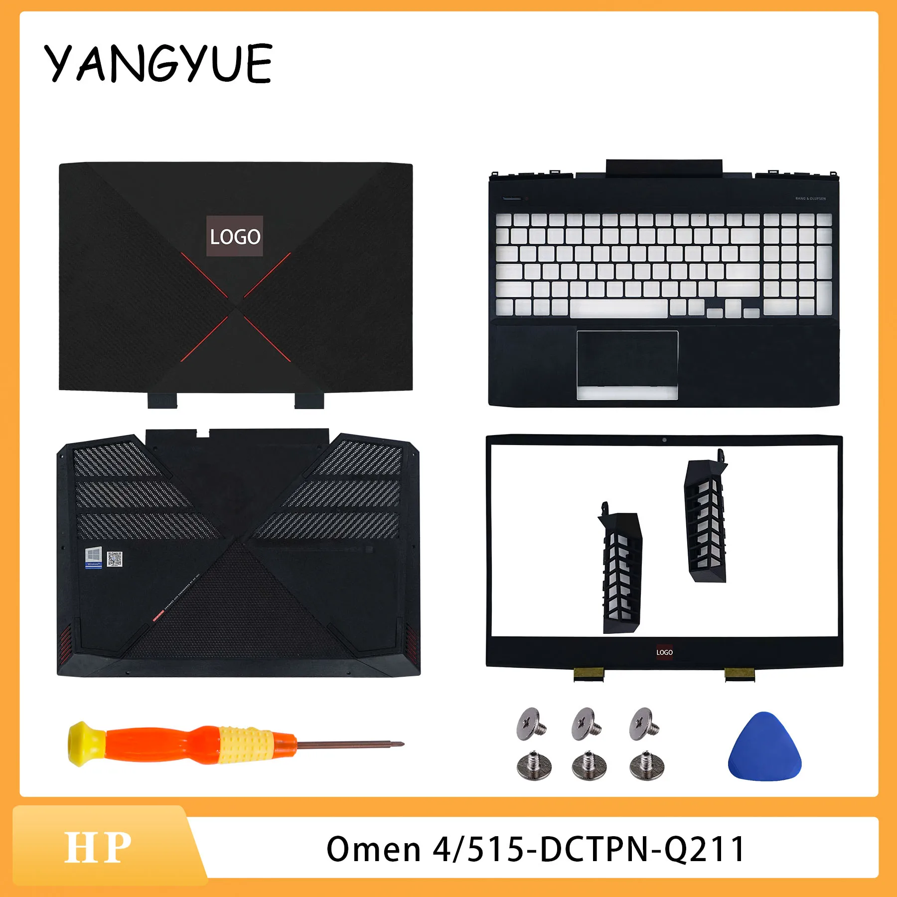 New Laptop HP Omen  4/5 15-DC TPN-Q211 Air Outlet New Cooling Cover Stand Parts Notebook Radiator Replacement Right and Left