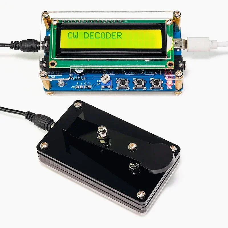 

Upgraded CW Morse Code, Decoder Practitioner Parts Electronics, Circuit Board Soldering Practice Kit
