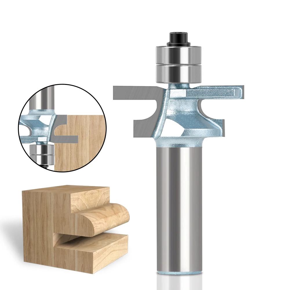 12mm 1/2′′Shank Router Bit Notched Knife Slotting Knife For Woodworking Tungsten Steel Milling Cutter