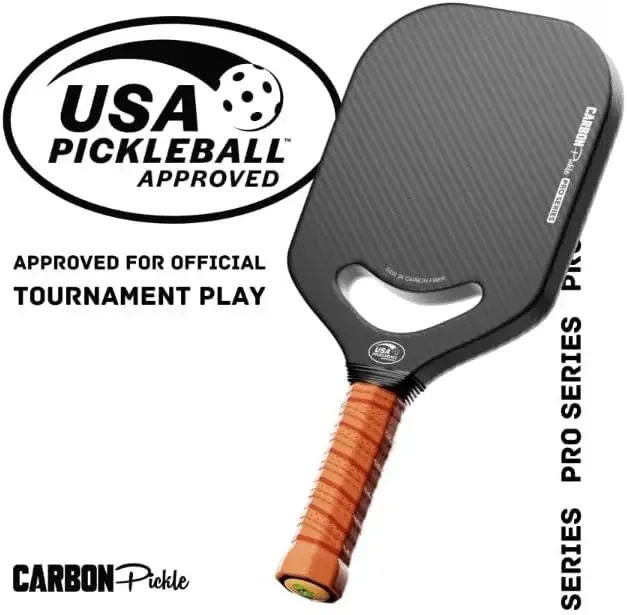 Pickle Pro Series by CPX 3K Carbon Fiber Pickleball Paddle Racket - Professional Grade, Matte Finish, 19mm Honeycom