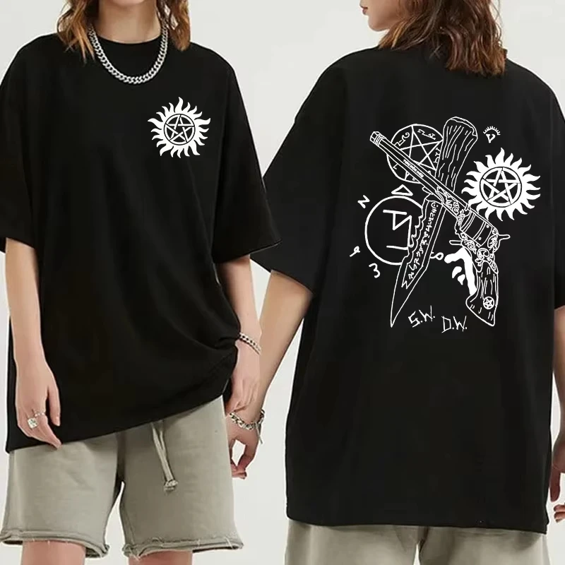 2026 Vintage Hand Drawn Sun Butterfly Art Graphic T-Shirt Kids Adults Oversized Crew Neck Short Sleeve Tee Front Back Print Tops