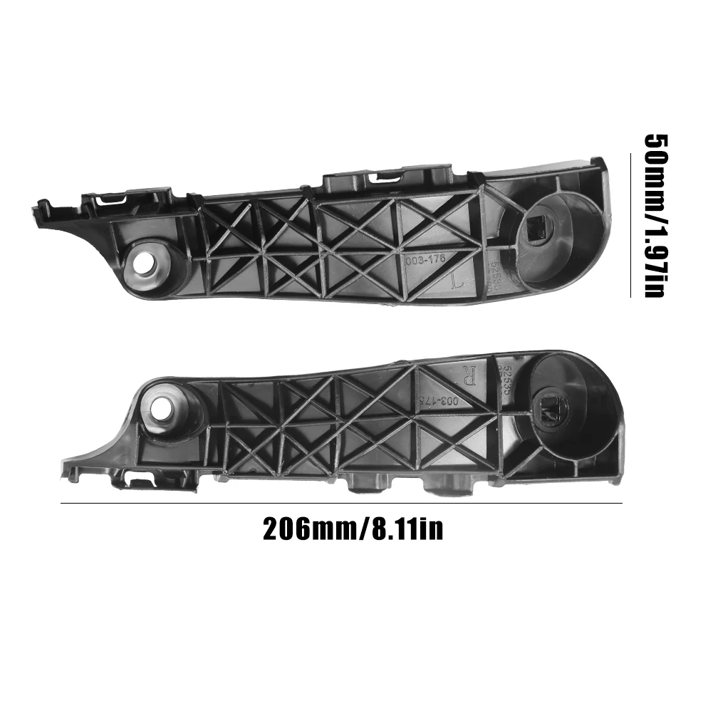 Picture 3: 2pcs For Toyota RAV4 2006-2012 Front Bumper Bracket 525350R010/525360R010 Retainer Buckle Leaf Plate Mounting Fixing Brackets