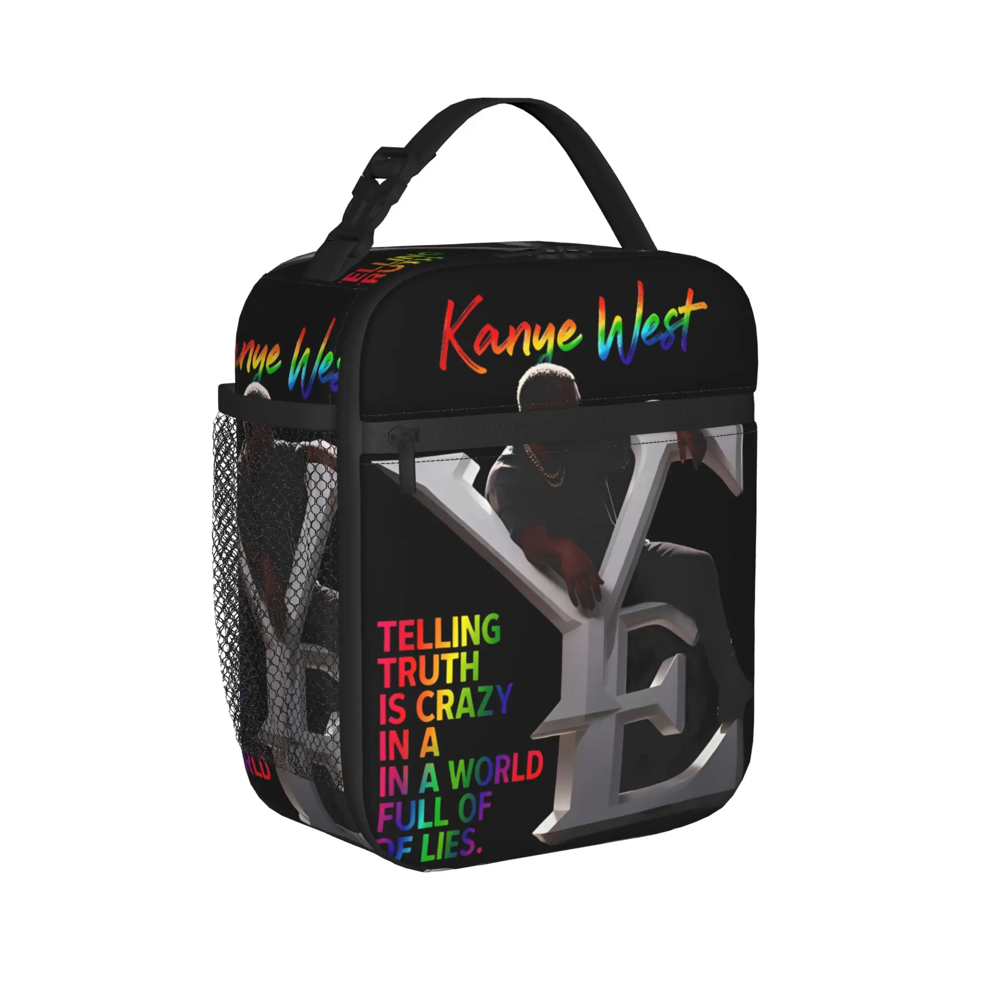 Insulated Lunch Tote Bag Kanye West Live At Gelredome 2026 Accessories  Storage Food Box New Arrival Thermal Cooler Bento Box
