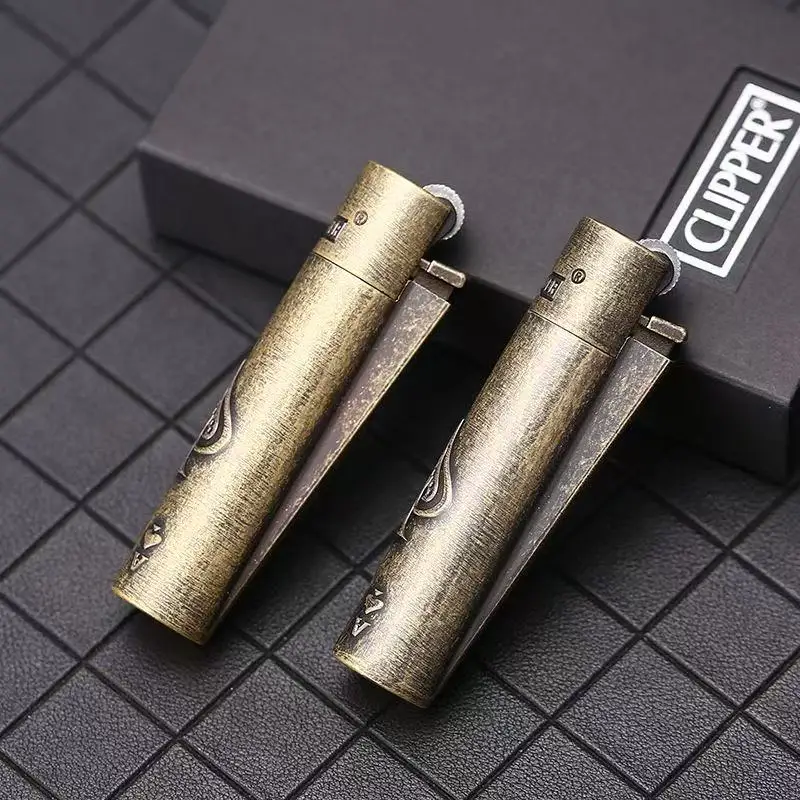 클리퍼 레트로 빈티지 플린트 기어 풀리 금속 연삭 휠 라이터 풍선