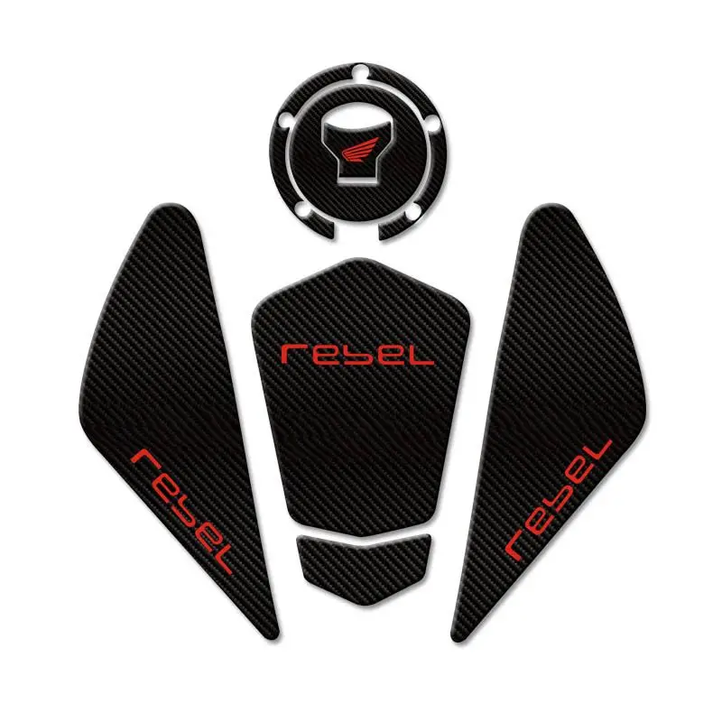 

For HONDA CM500 cm300 CMX500Motorcycle 3D Carbon Fiber Gas Oil Fuel Tank Pad Sticker Decal Protector Cover