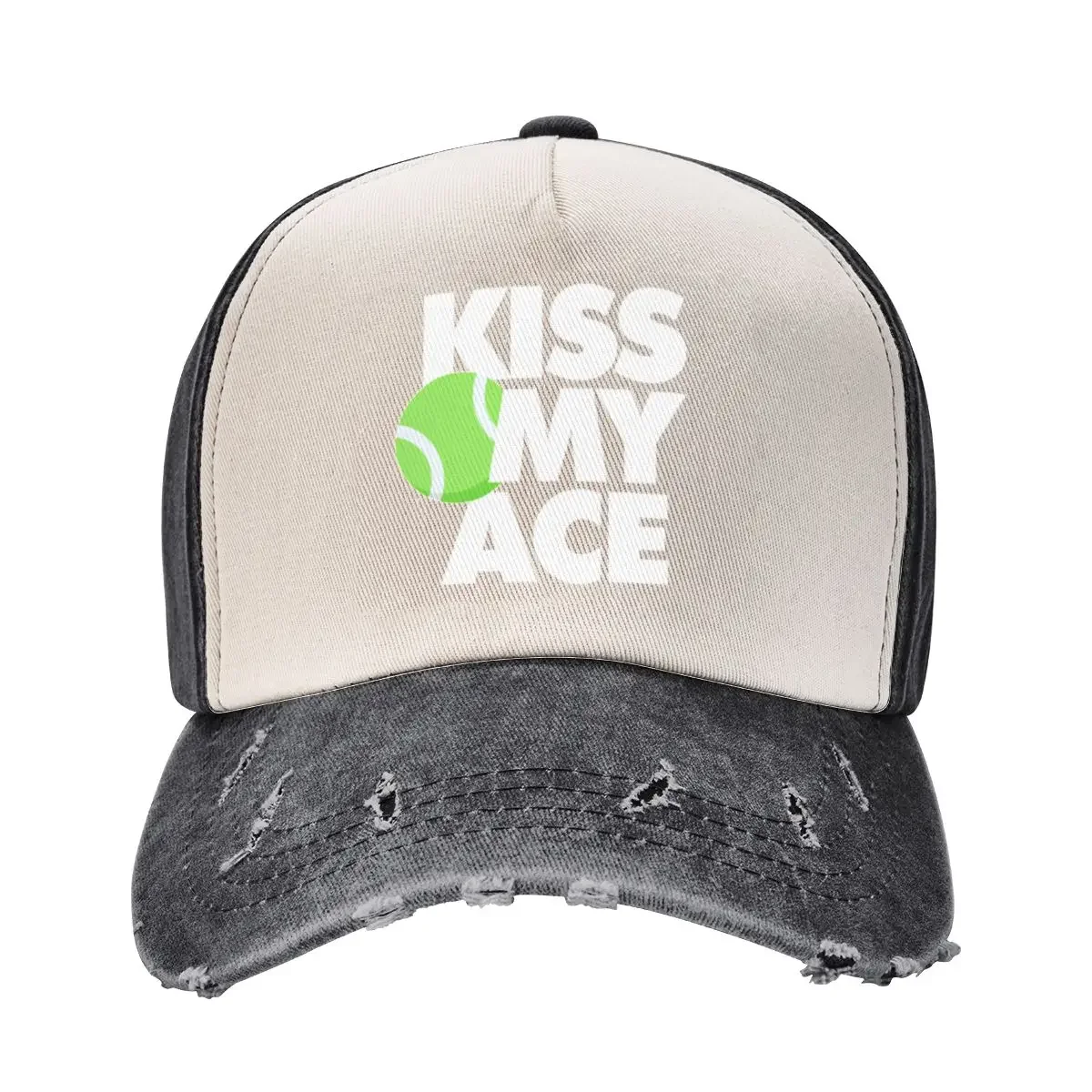 Kiss My Ace Funny Tennis Player Baseball Cap Fashion Beach Anime Hat Caps For Women Men's