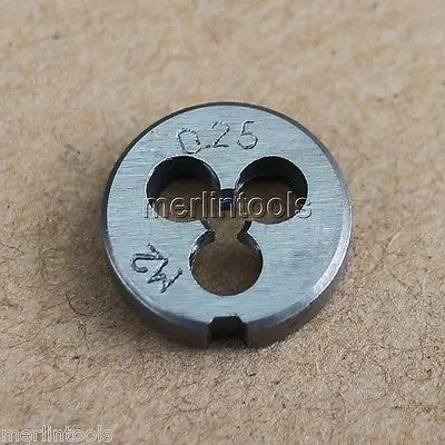 Matrice de filetage à droite, pas de M2 x 0.25mm, 2mm x .25