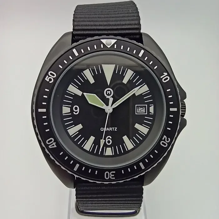 British Cooper Diving Quartz Military Style Watch 300M Waterproof Super Luminous Military Watch, New