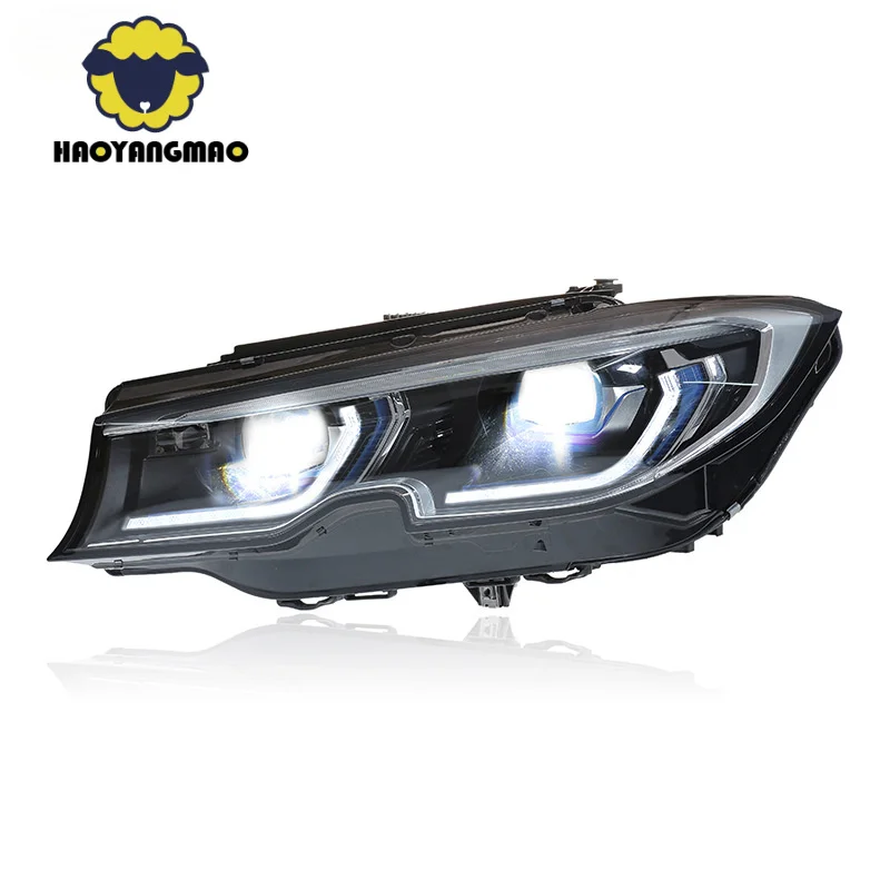 

Suitable for 2020-2022 3 Series G20 Headlight Assembly Modification Eyebrow LED Laser Lens Spoon Daytime Running Light