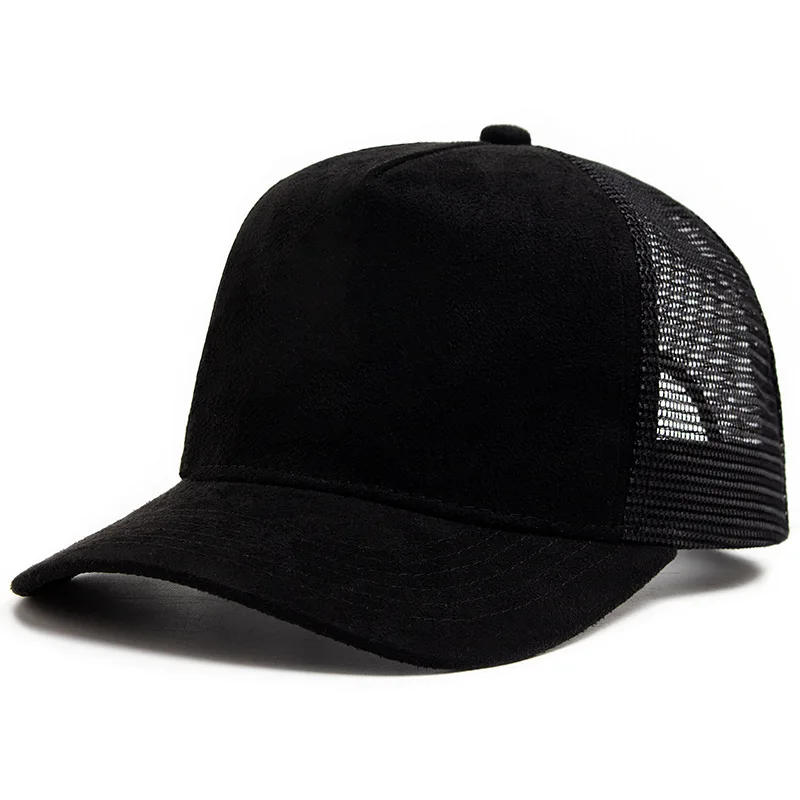 Customized Printed Logo High-quality Suede Mesh Baseball Hat Outdoor Sport Cap Fashion Men And Women Sport Snapback Caps image 4